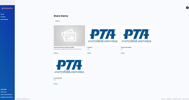  PTA Givebacks